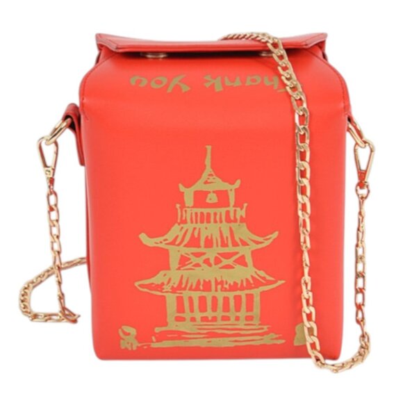 BNWT Chinese Take Out Bag Take Out Clutch Bag - Picture 1 of 4